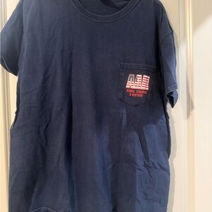 Alpha Delta Pi Navy Graphic T-Shirt with Pocket